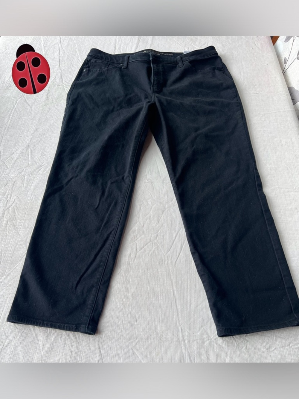 Chico’s So Slimming Girlfriend, cropped Jean - Black Chico’s  3/standard 16 - Picture 2 of 9